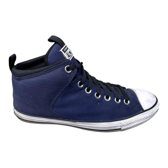Converse CHUCK TAYLOR ALL STAR NAVY BLUE HIGH STREET MID Shoes Men’s 10 Sneaker - Picture 11 of 11